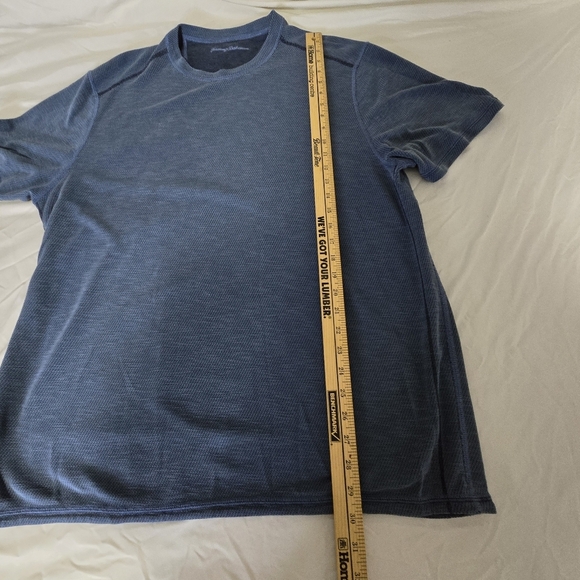 Tommy Bahama Blue Short Sleeve Tee. See Mesurements. No Tag. May Be A Large - Picture 3 of 7